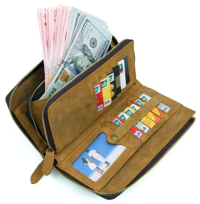 Чоловічий клатч Vintage 14214 вінтажна шкіра Рудий