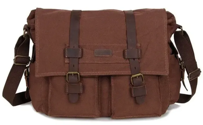 Сумка чоловіча Vintage 14213 Коричнева