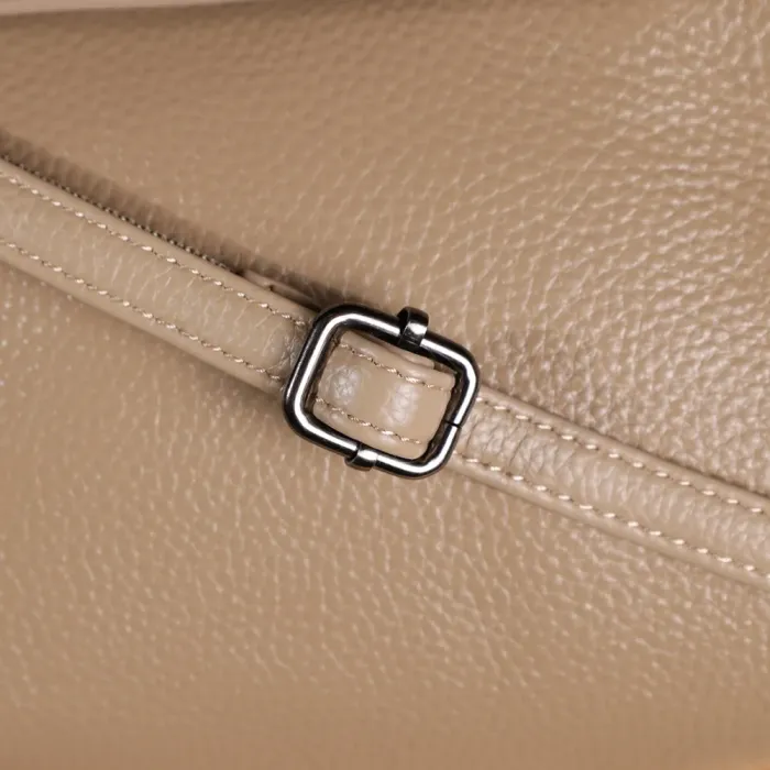 Компактна сумка для жінок з натуральної шкіри Vintage 22924 Бежевий