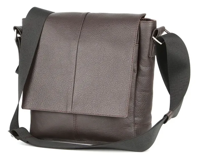 Сумка SHVIGEL 00852 шкіряна Коричнева