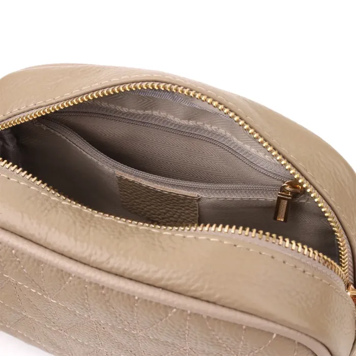 Жіноча сумка на кожен день з натуральної шкіри Vintage 22901 Бежевий