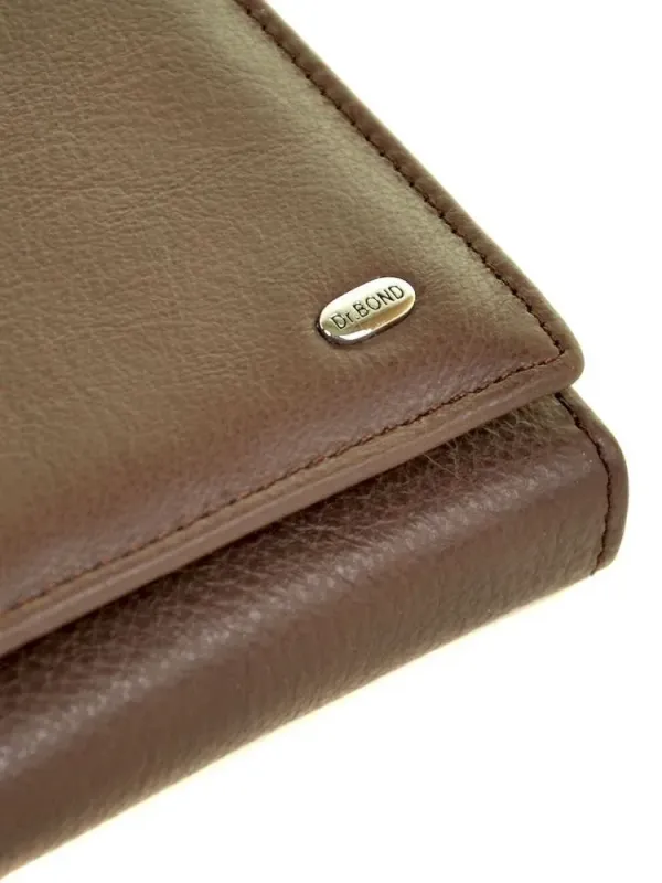 Жіночий гаманець Classic шкіряний Dr.Bond W1-V coffee