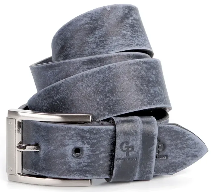 Солідний чоловічий ремінь із натуральної шкіри GRANDE PELLE 00868