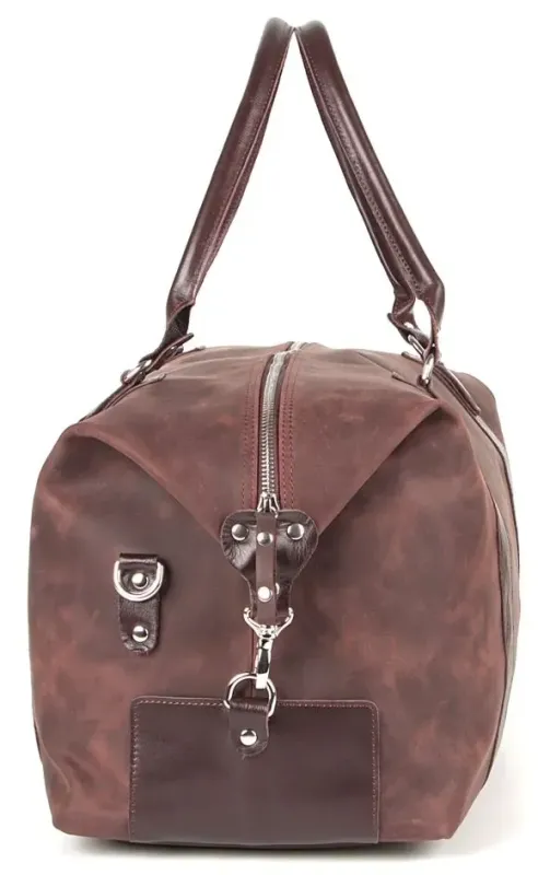 Дорожня сумка з натуральної шкіри SHVIGEL 00885