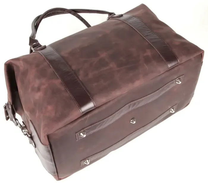 Дорожня сумка з натуральної шкіри SHVIGEL 00885