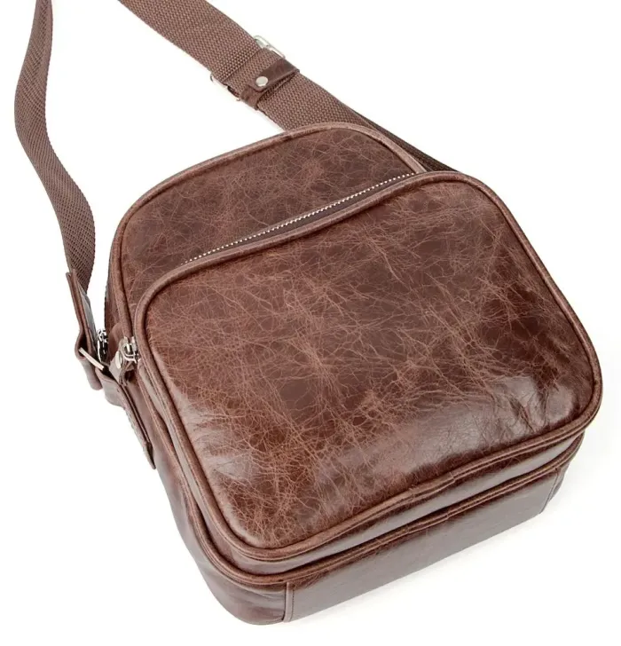 Сумка чоловіча SHVIGEL 00904 Коричнева