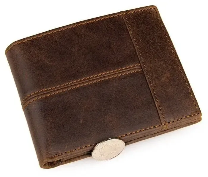 Гаманець чоловічий Vintage 14225 Коричневий