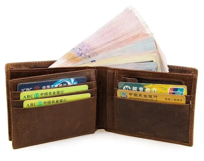 Гаманець чоловічий Vintage 14225 Коричневий