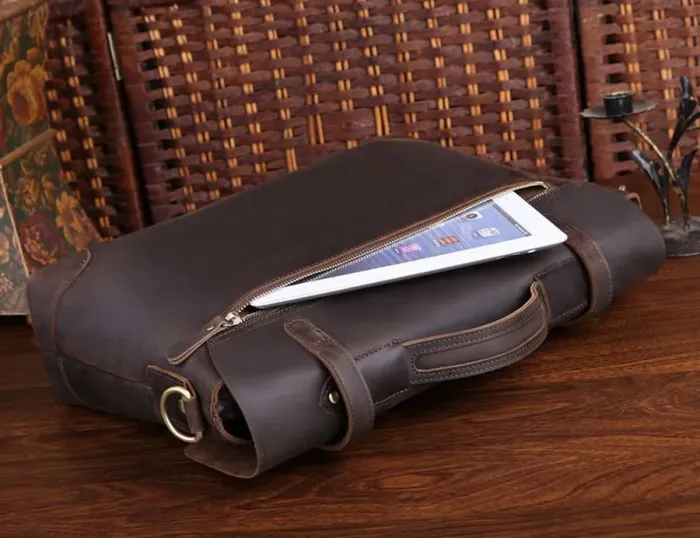 Портфель Vintage 14237 вінтажна шкіра Коричневий