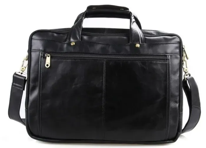 Сумка чоловіча Vintage 14242 для ноутбука 15.6 Чорна