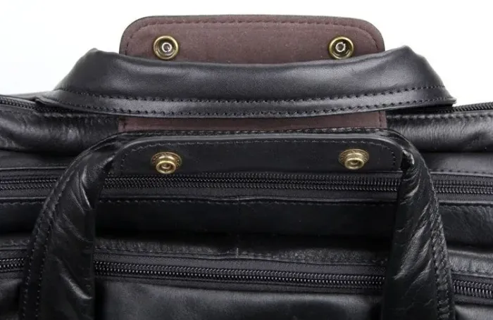 Сумка чоловіча Vintage 14242 для ноутбука 15.6 Чорна