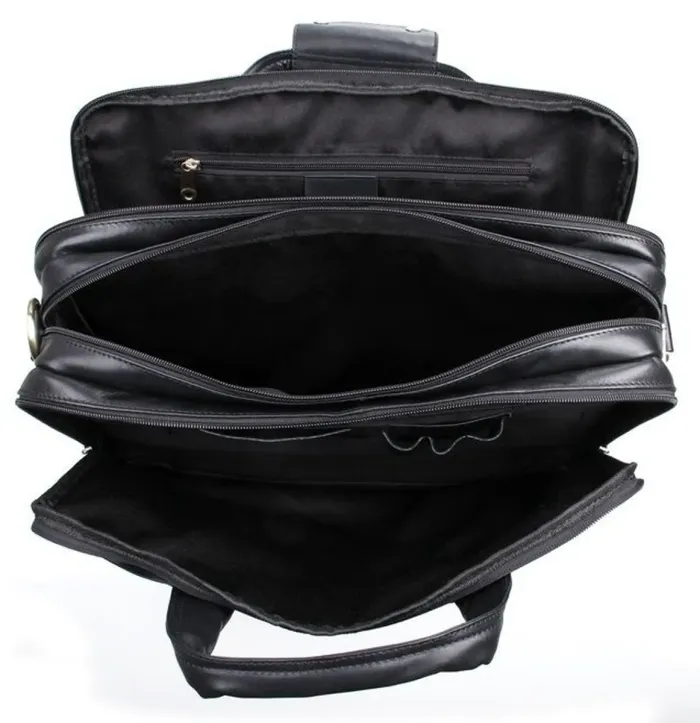 Сумка чоловіча Vintage 14242 для ноутбука 15.6 Чорна