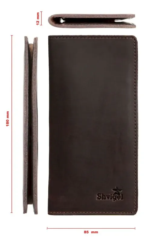 Гаманець SHVIGEL 13789 Коричневий