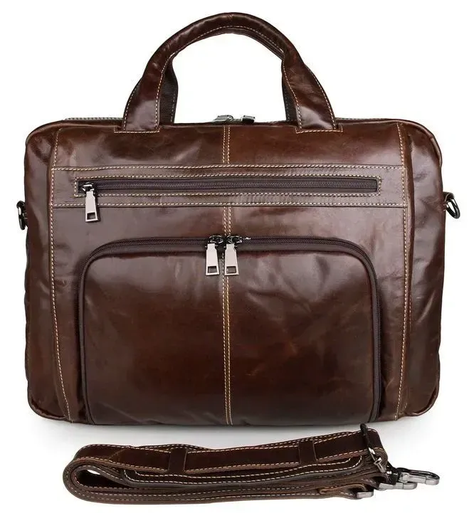 Сумка чоловіча Vintage 14249 Коричнева