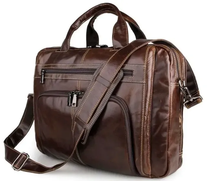 Сумка чоловіча Vintage 14249 Коричнева