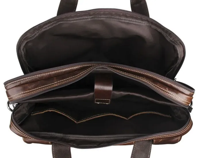 Сумка чоловіча Vintage 14249 Коричнева