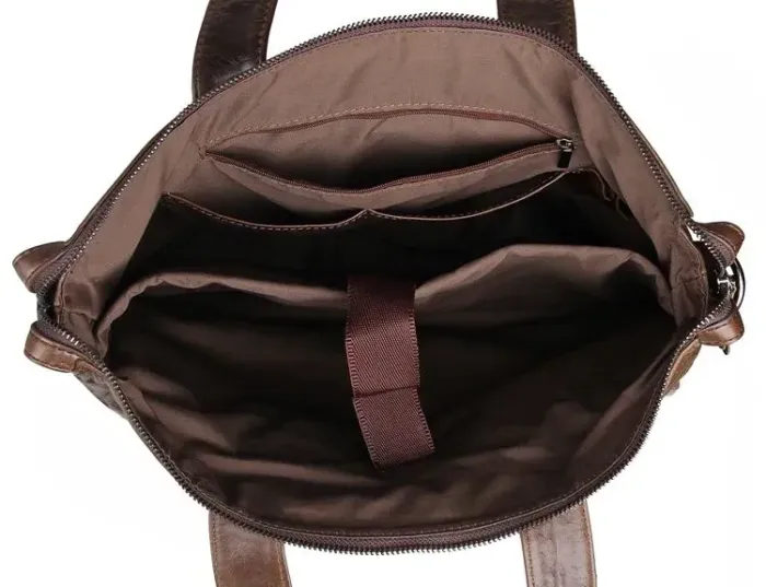 Сумка чоловіча Vintage 14368 Коричнева