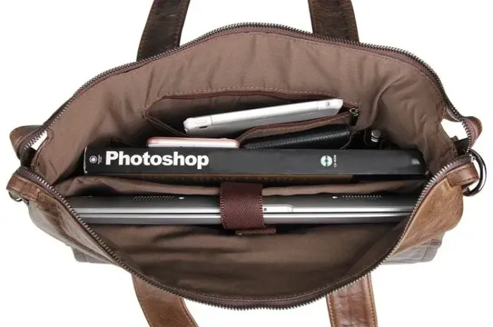 Сумка чоловіча Vintage 14368 Коричнева