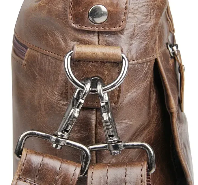 Сумка чоловіча Vintage 14368 Коричнева