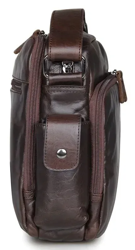 Сумка чоловіча Vintage 14369 Коричнева
