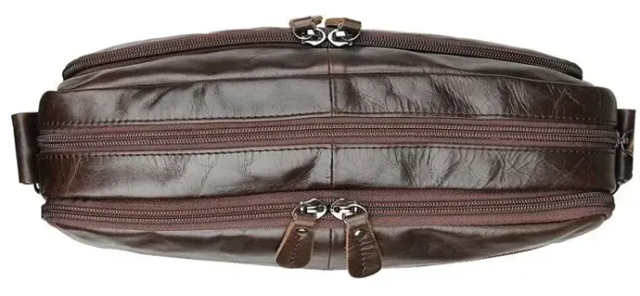 Сумка чоловіча Vintage 14369 Коричнева