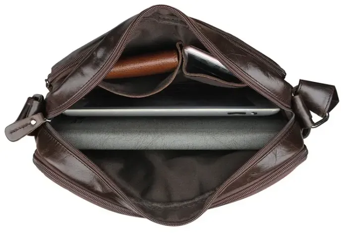 Сумка чоловіча Vintage 14369 Коричнева