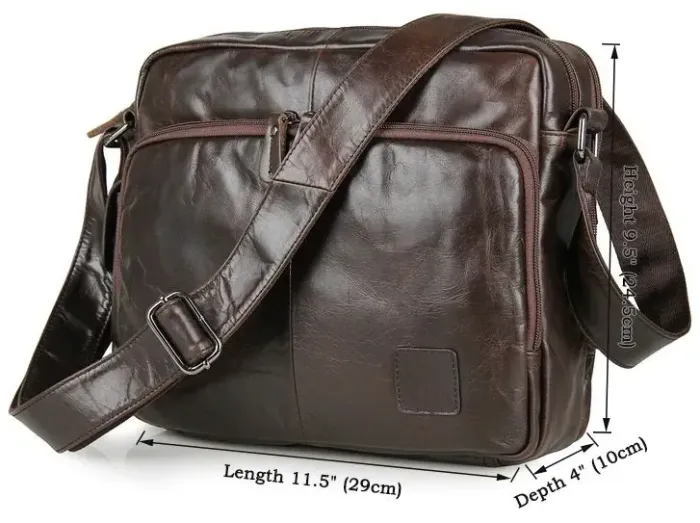 Сумка чоловіча Vintage 14369 Коричнева