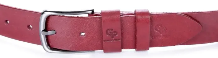 Жіночий ремень GRANDE PELLE 00915 шкіряний Червоний