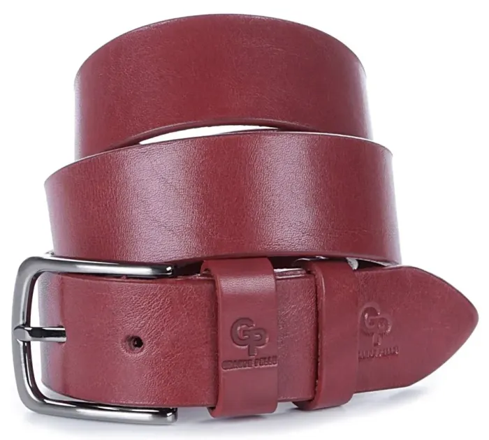 Жіночий ремень GRANDE PELLE 00915 шкіряний Червоний