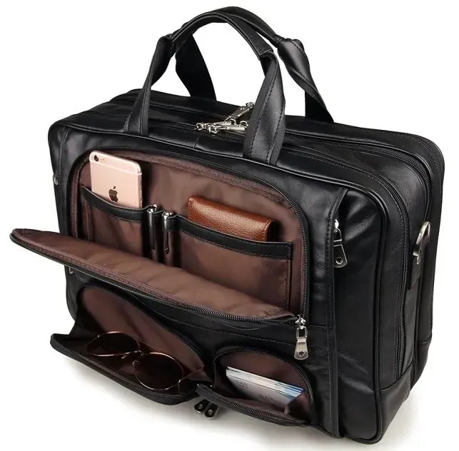 Сумка чоловіча Vintage 14379 Чорна