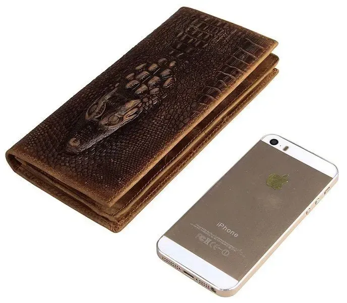 Купюрник чоловічий Vintage 14381 шкіряний Коричневий