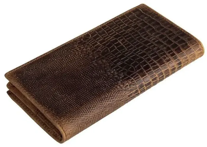 Купюрник чоловічий Vintage 14381 шкіряний Коричневий