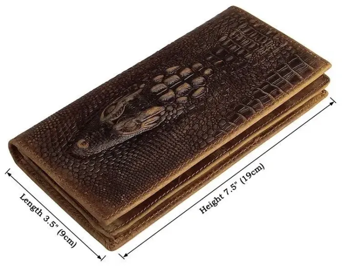 Купюрник чоловічий Vintage 14381 шкіряний Коричневий