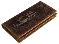 Купюрник чоловічий Vintage 14381 шкіряний Коричневий
