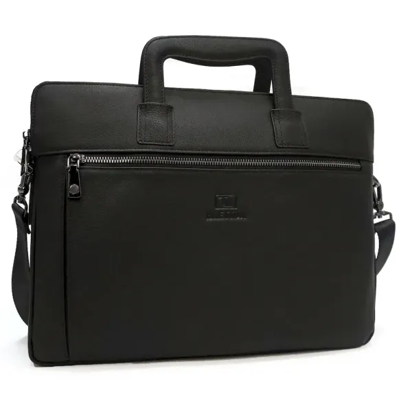Сумка Чоловіча шкіра портфель BRETTON 407-178 black