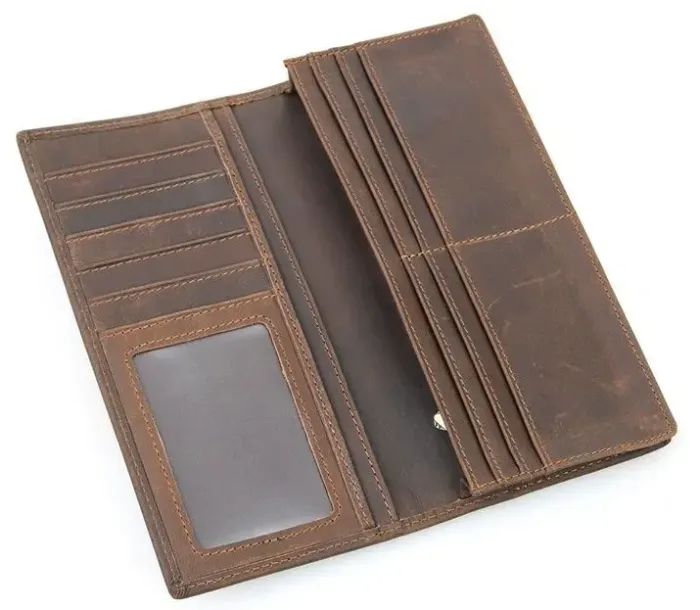 Гаманець чоловічий Vintage 14384 у вінтажному стилі Коричневий