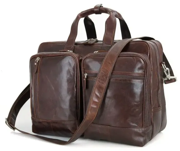 Сумка чоловіча Vintage 14385 Коричнева