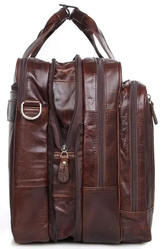Сумка чоловіча Vintage 14385 Коричнева
