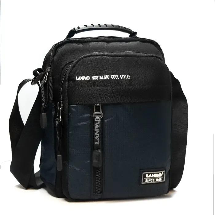 Сумка чоловіча Планшет нейлон Lanpad 8650 blue