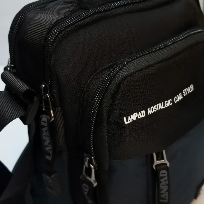 Сумка чоловіча Планшет нейлон Lanpad 8650 blue