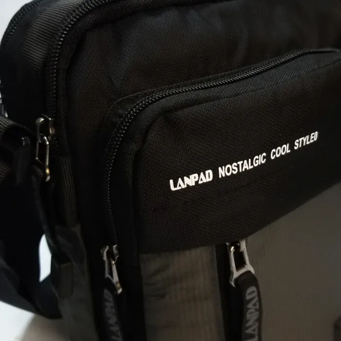 Сумка чоловіча Планшет нейлон Lanpad 8650 grey