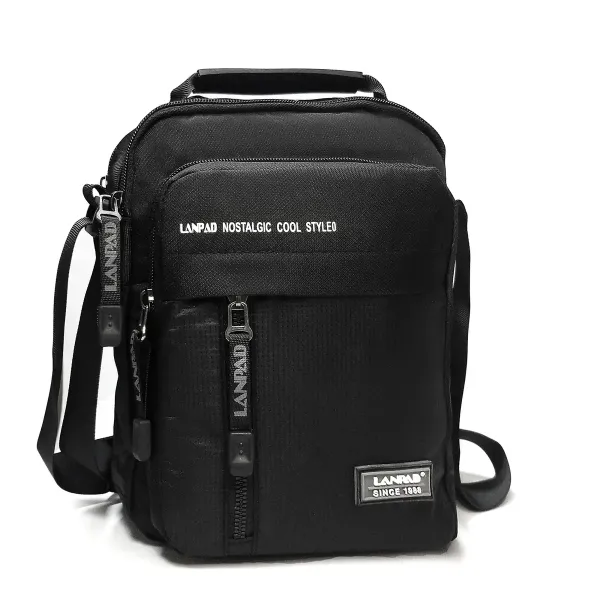 Сумка чоловіча Планшет нейлон Lanpad 8650 black