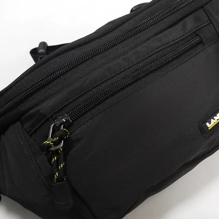 Сумка Мужская На пояс нейлон Lanpad 83016 black