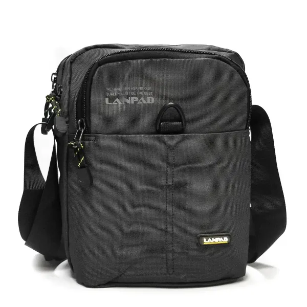 Сумка чоловіча Планшет нейлон Lanpad 65350 grey