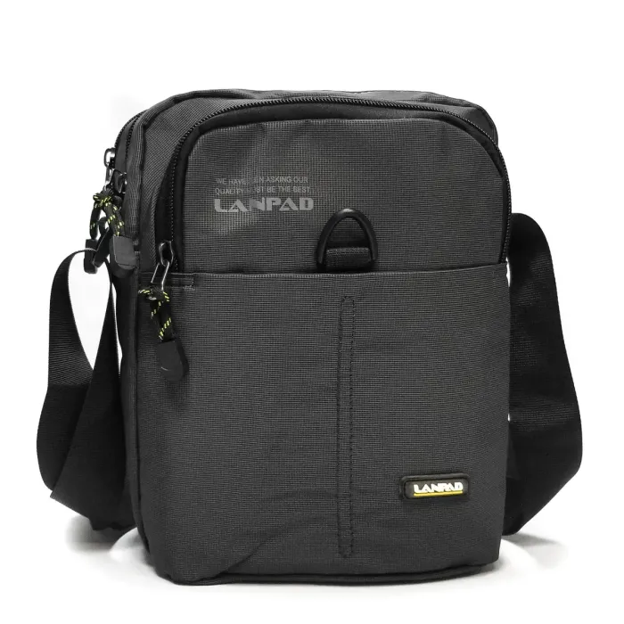 Сумка Мужская Планшет нейлон Lanpad 65350 grey