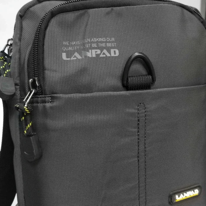 Сумка Мужская Планшет нейлон Lanpad 65350 grey