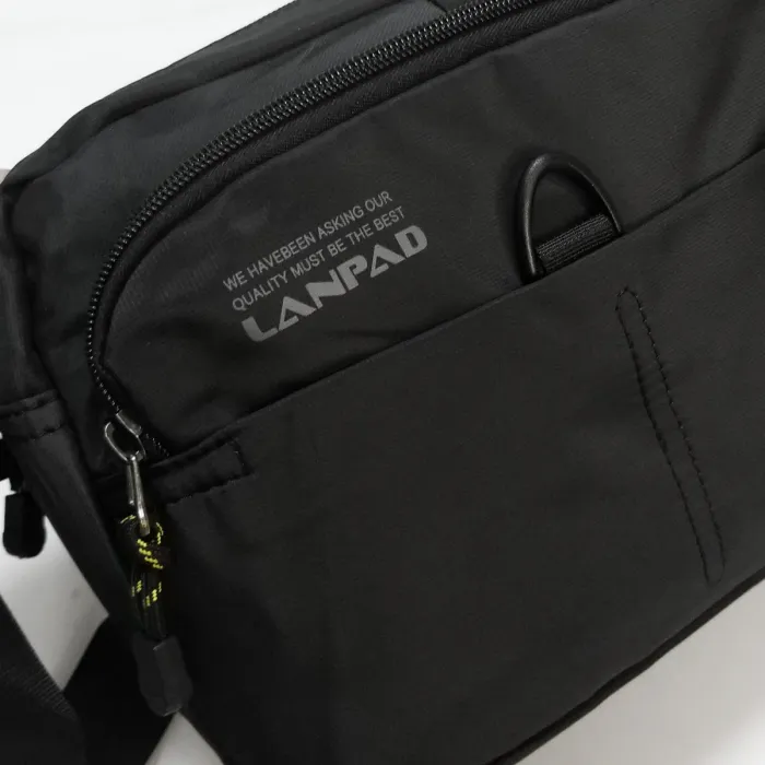 Сумка Мужская Планшет нейлон Lanpad 65349 black