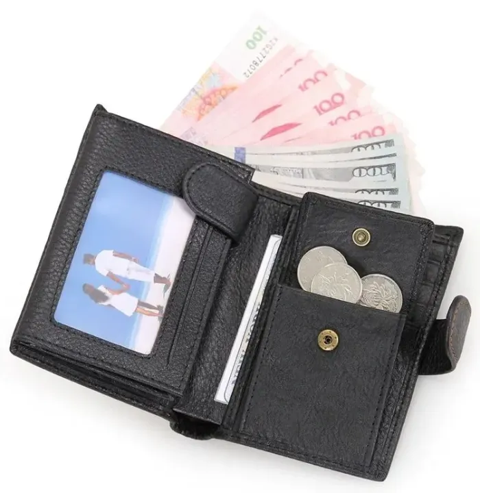 Портмоне чоловіче Vintage 14387 Чорне