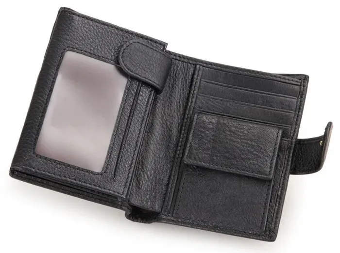 Портмоне чоловіче Vintage 14387 Чорне