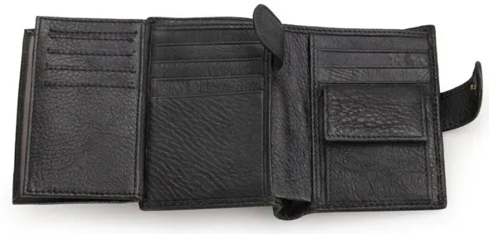 Портмоне чоловіче Vintage 14387 Чорне